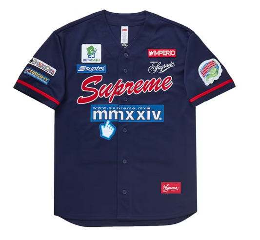 Supreme Chosen One Baseball Jersey Navy