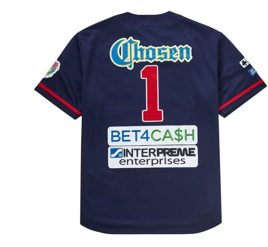 Supreme Chosen One Baseball Jersey Navy