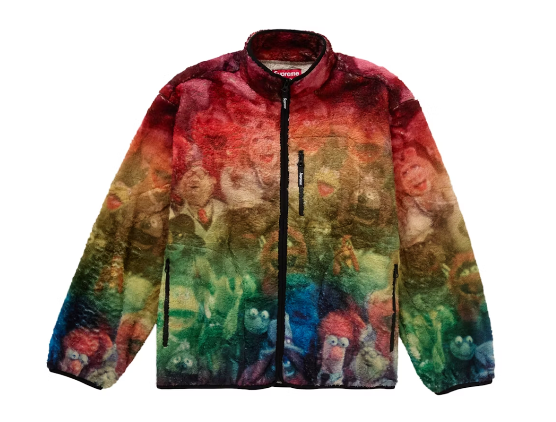 Supreme Muppets Fleece Jacket Multicolor