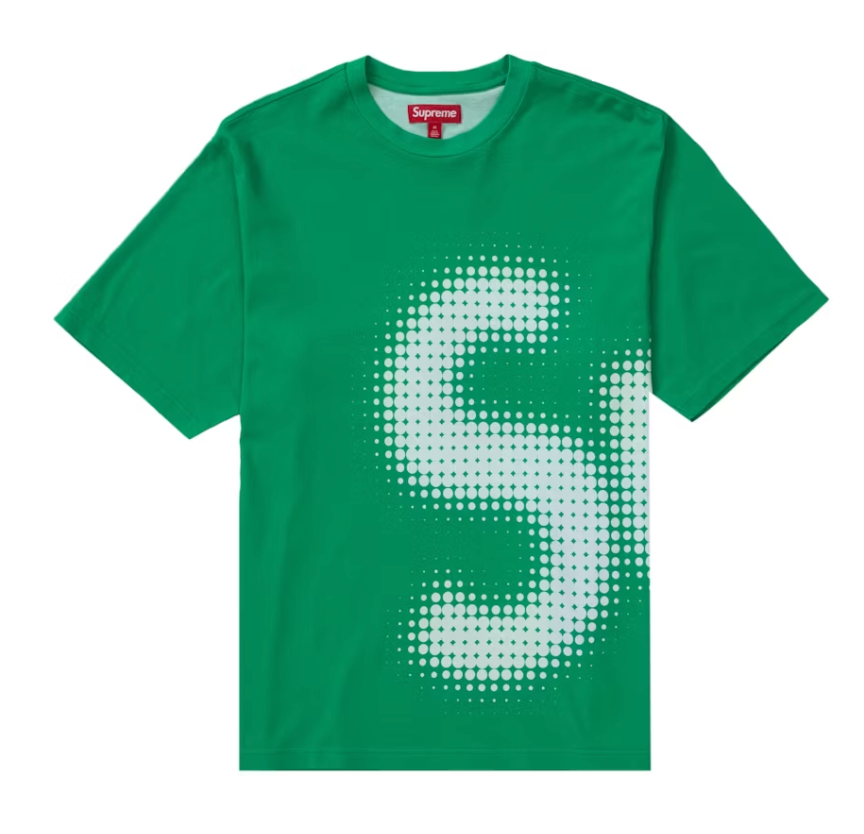 Supreme Halftone S/S Top Bright Green