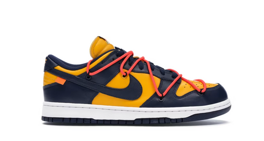 Nike Dunk Low Off-White University Gold ''NO BOX''