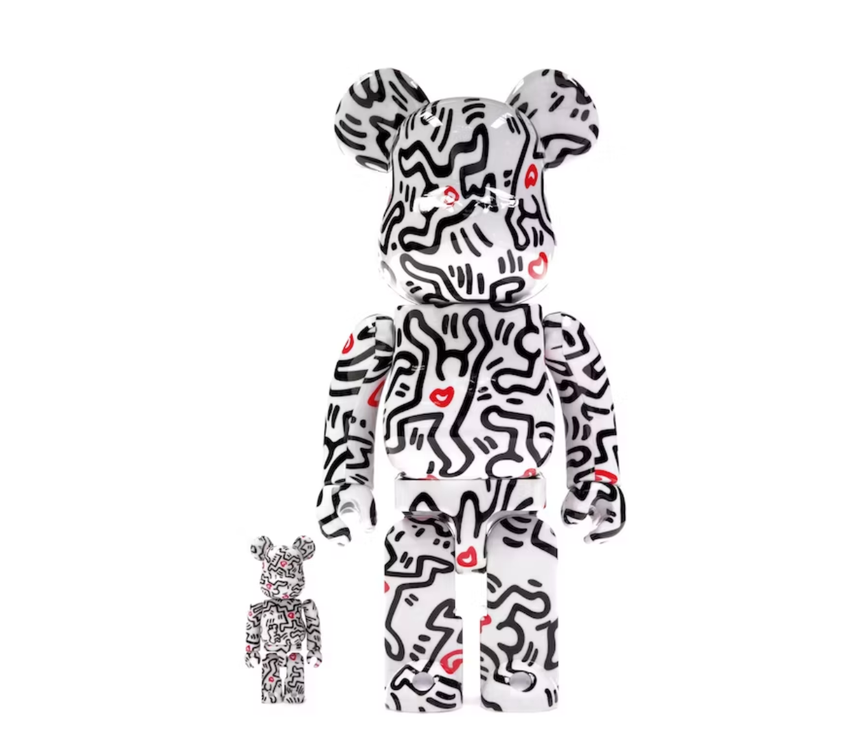 Bearbrick Keith Haring #8 100% & 400% Set