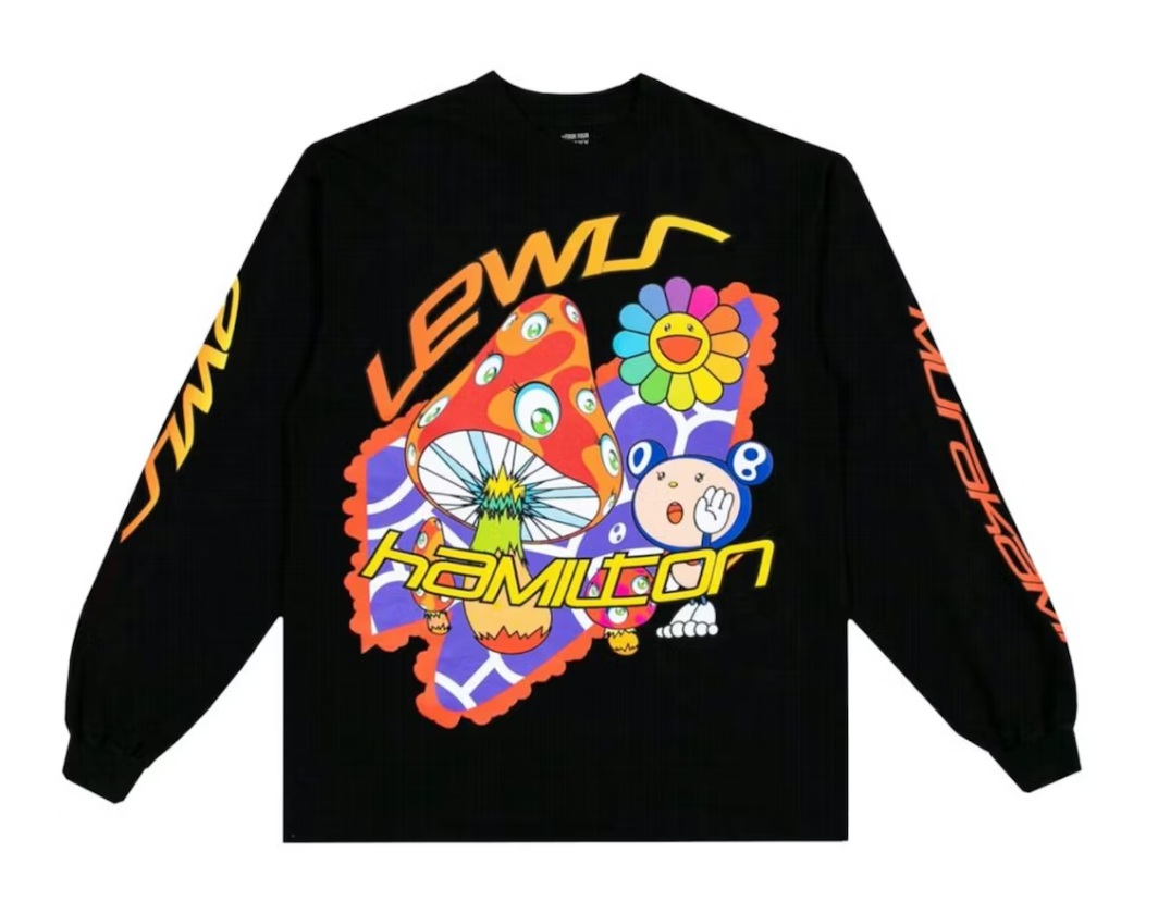 Takashi Murakami +44 Psychedelic Race L/S T-shirt Black