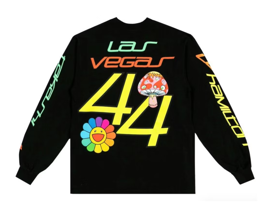 Takashi Murakami +44 Psychedelic Race L/S T-shirt Black