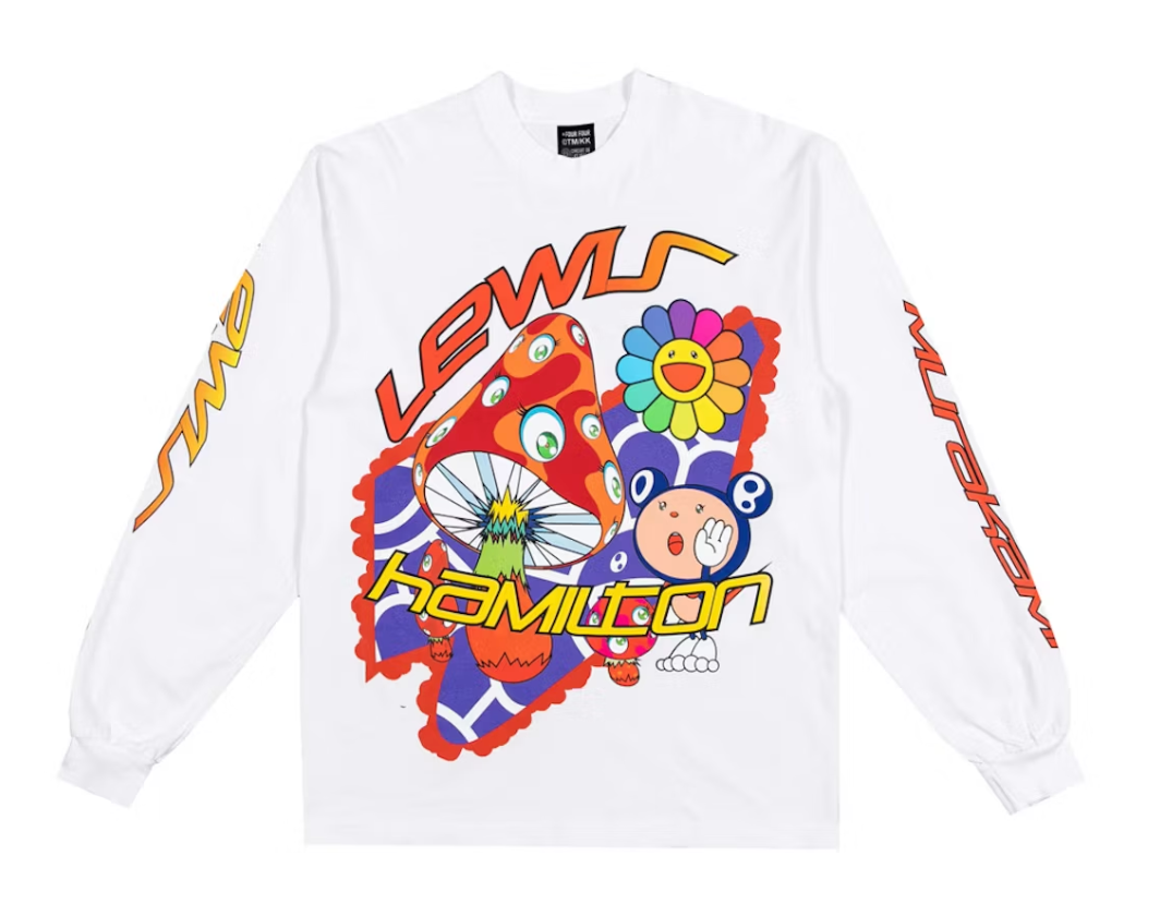 Takashi Murakami +44 Psychedelic Race L/S T-shirt White