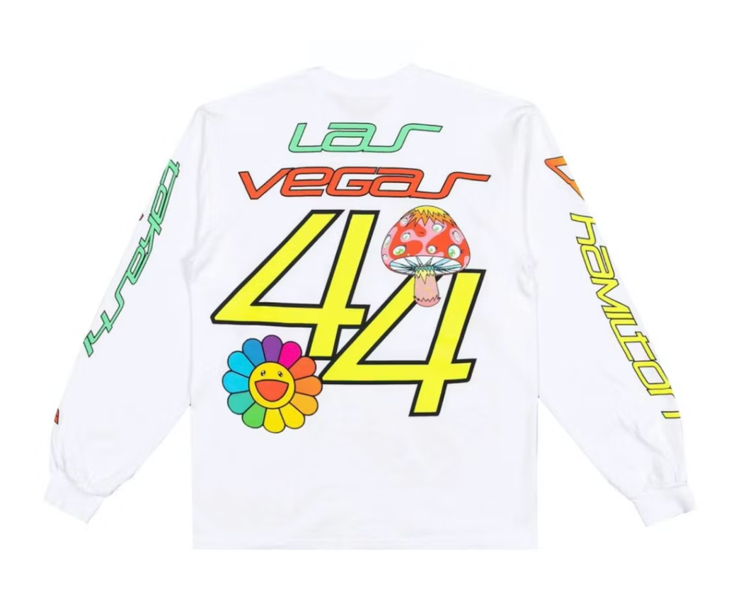 Takashi Murakami +44 Psychedelic Race L/S T-shirt White