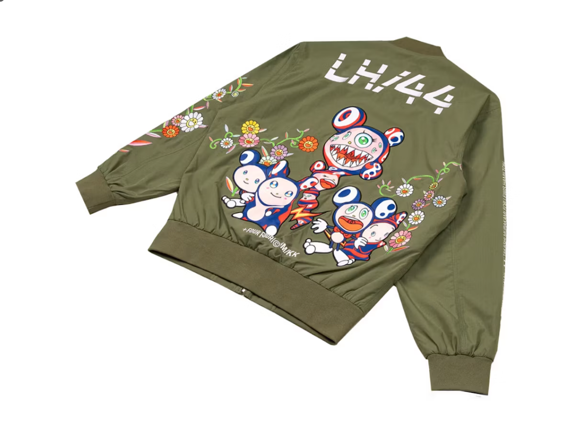 Takashi Murakami +44 Metamorphosis Bomber Jacket Olive