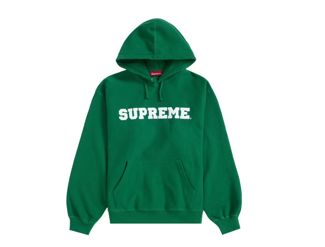 Supreme Collegiate Hooded Sweatshirt Dark Green