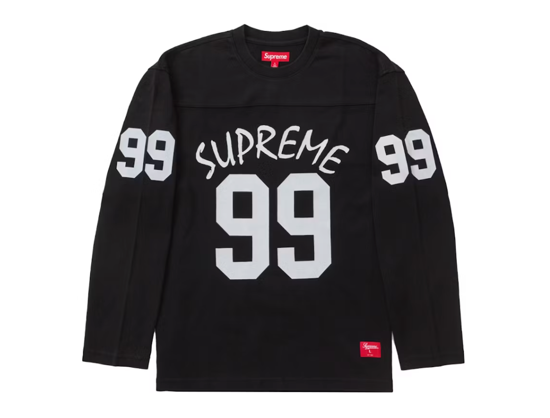 Supreme 99 L/S Football Top Black