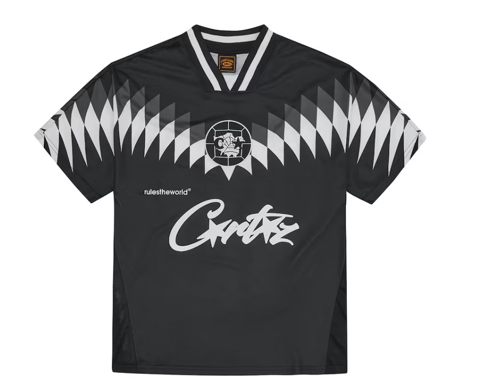 Corteiz Club RTW Football Jersey Black