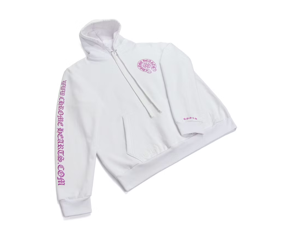 Chrome Hearts WWW.CHROMEHEARTS.COM Hoodie Purple Glitter