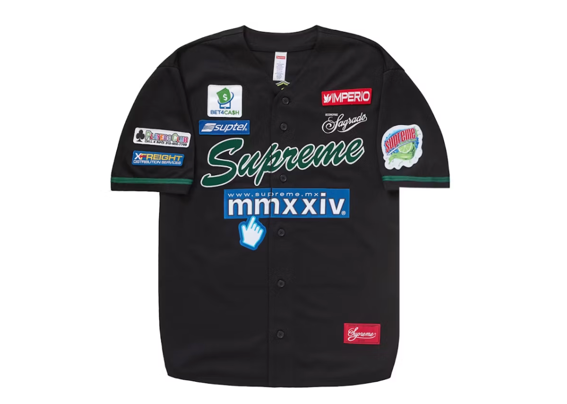 Supreme Chosen One Baseball Jersey Black