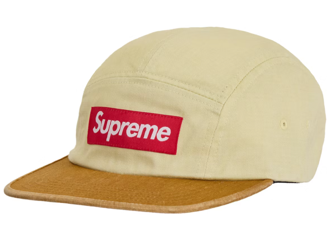 Supreme Pigment 2-Tone Camp Cap Natural