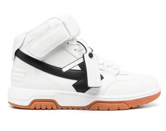 Off-White Out Of Office Mid Top Leather White Black