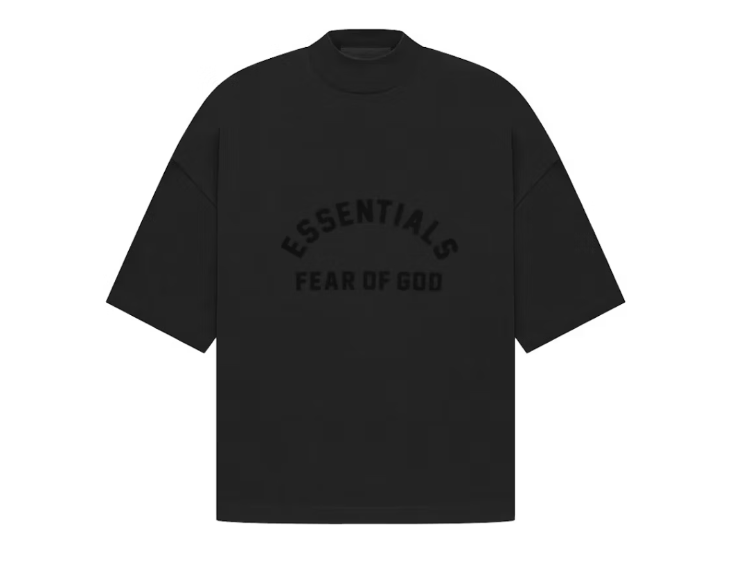 Fear of God Essentials Arch Logo Tee Jet Black