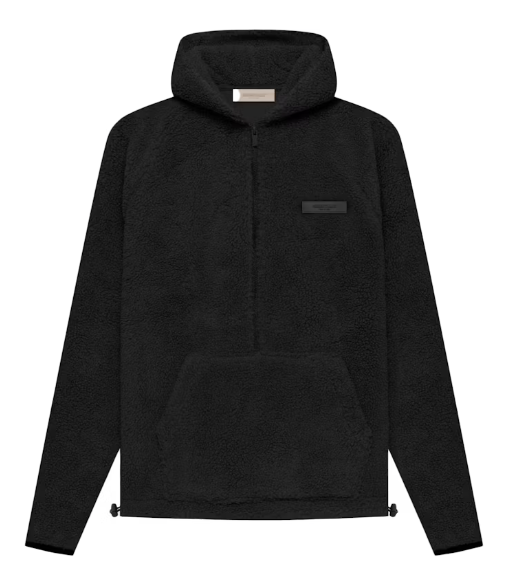 Fear of God Essentials Polar Fleece Half Zip Hoodie Iron