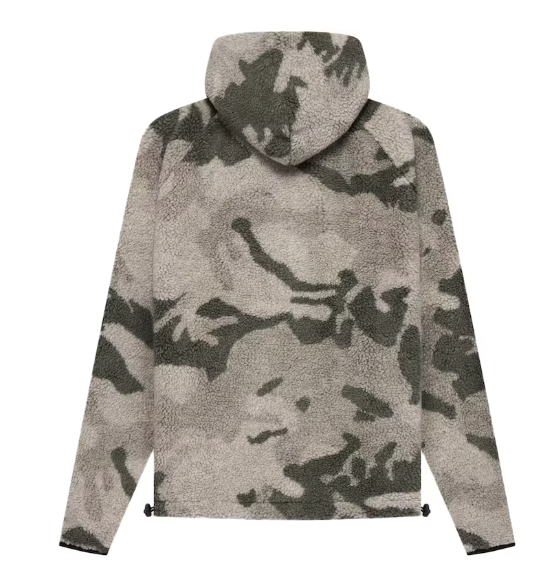 Fear of God Essentials Polar Fleece Half Zip Hoodie Camo