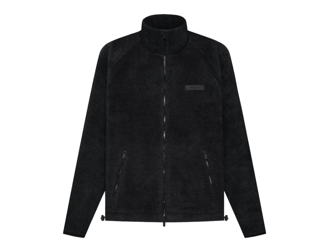 Fear of God Essentials Polar Fleece Full Zip Jacket Iron