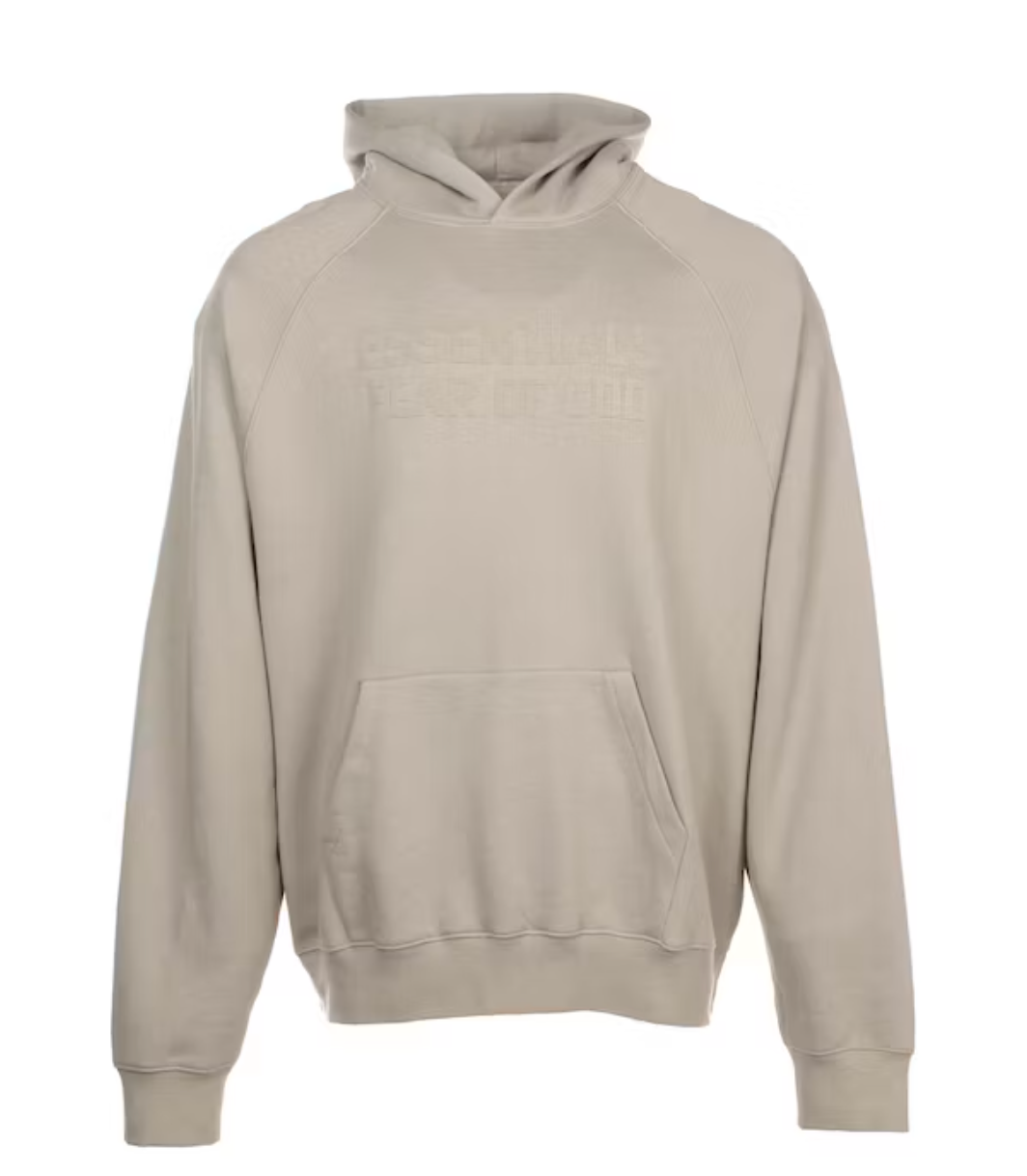 Fear of God Essentials Hoodie Smoke