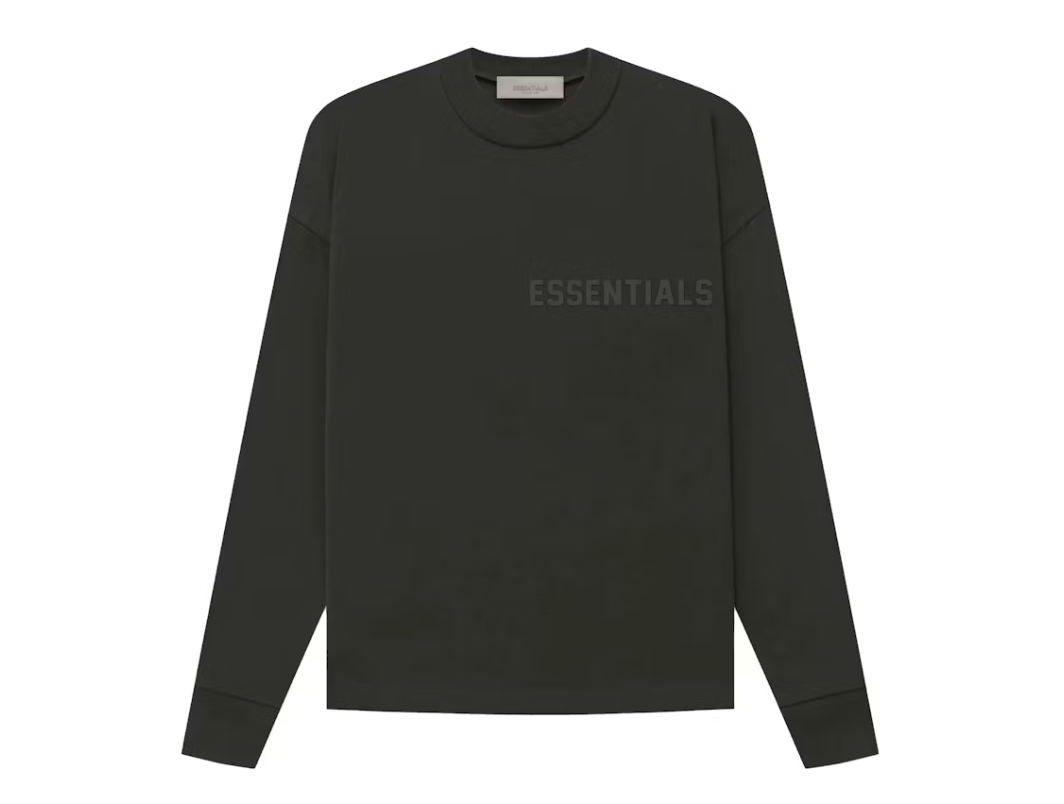 Fear of God Essentials LS Tee Off Black