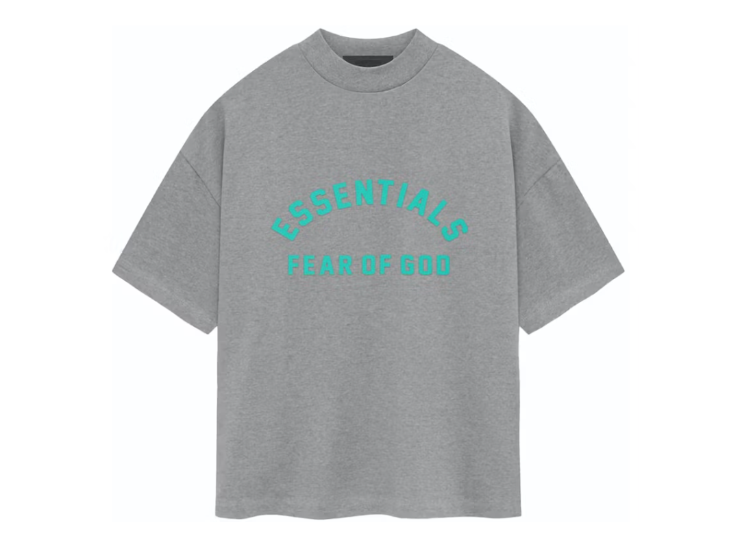 Fear of God Essentials Heavy Jersey S/S Tee Dark Heather Oatmeal