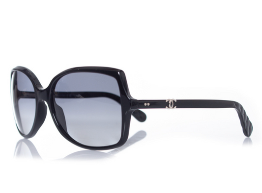 Chanel Sunglasses Black CC Square (Pre Owned)