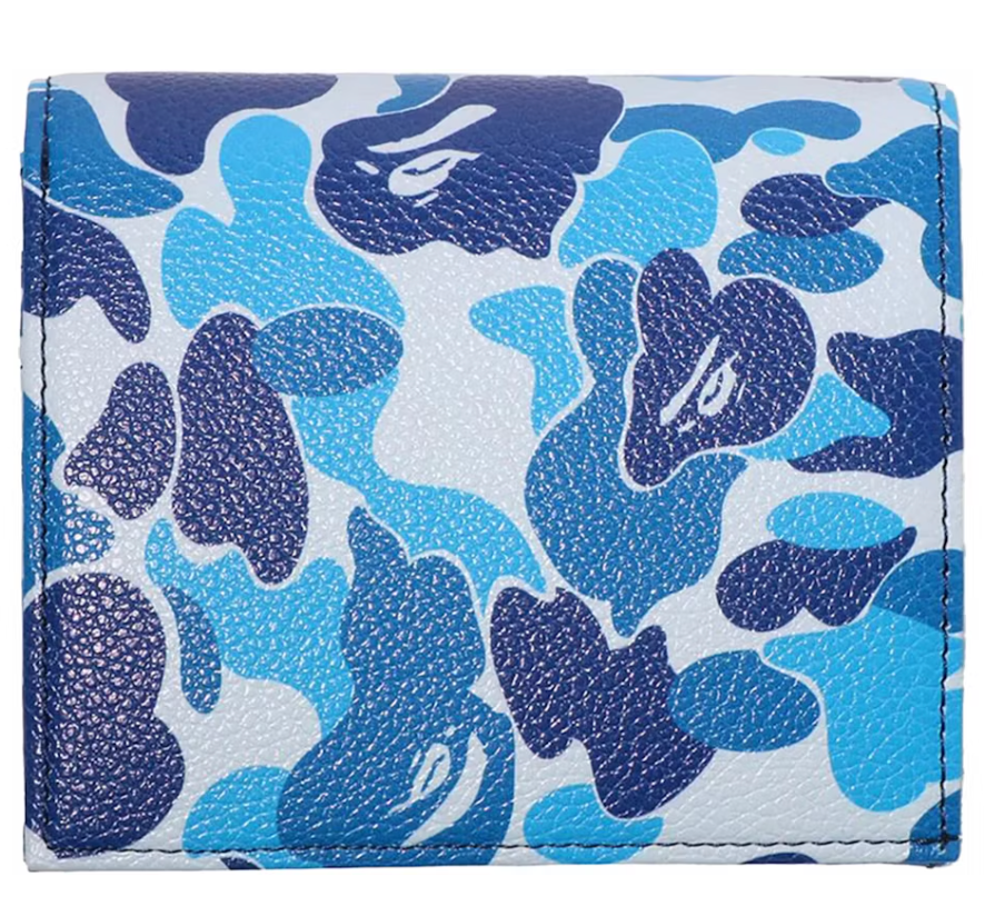 BAPE ABC Camo Mini Wallet Blue