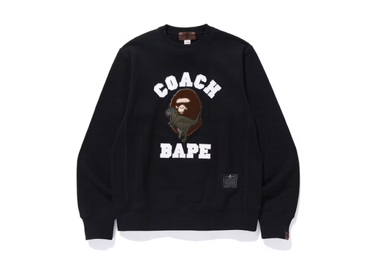 BAPE x Coach Rexy Crewneck Black