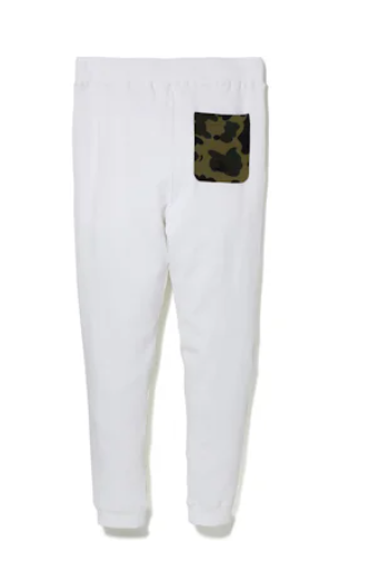 BAPE Shark Slim Sweat Pants White