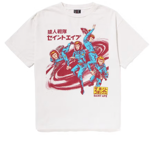 BAPE X Saint Mxxxxxx Squadron Tee