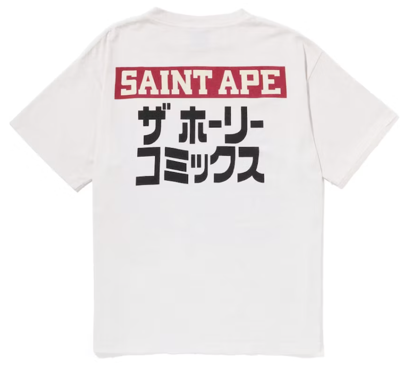 BAPE X Saint Mxxxxxx Squadron Tee