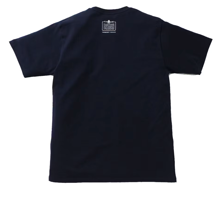 BAPE X COACH College Tee Navy