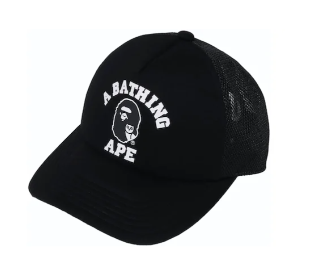 BAPE x OVO Mesh Cap Black