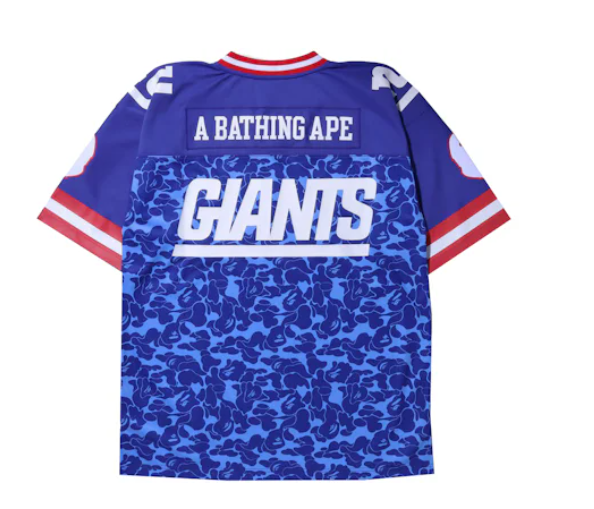 BAPE x Mitchell & Ness NFL New York Giants Legacy Jersey Navy