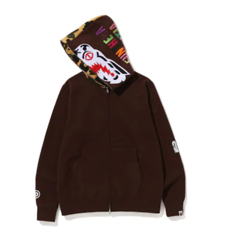 BAPE 1St Camo Tiger Full Zip Hoodie (SS23) Brown