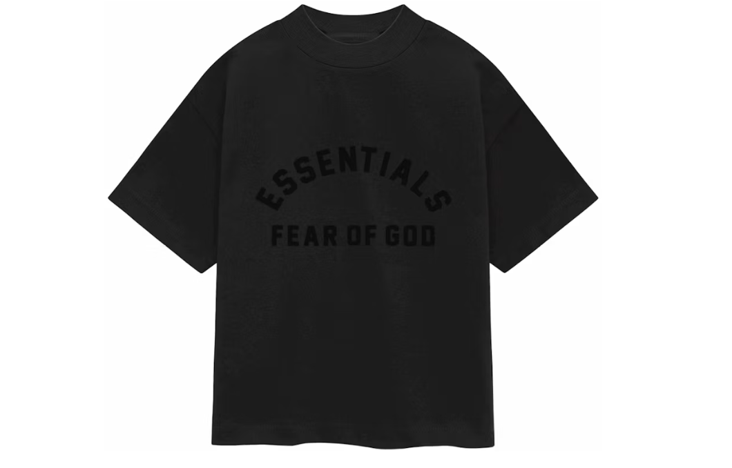 Fear of God Essentials Heavy Jersey Crewneck Tee Jet Black