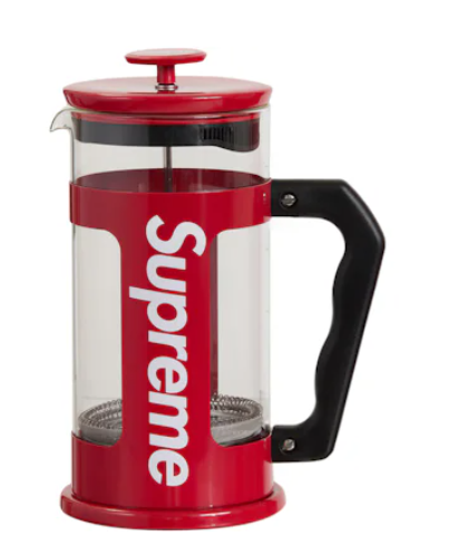 Supreme Bialetti 8-Cup French Press Red