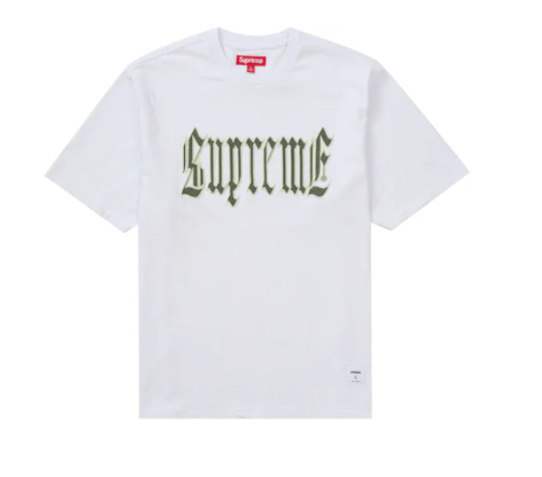 Supreme Old English S/S Top (SS24) White