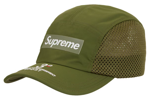 Supreme Mesh Side Panel Camp Cap (SS24) Olive