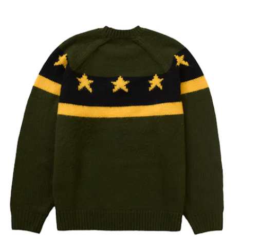 Supreme Stars Sweater Green