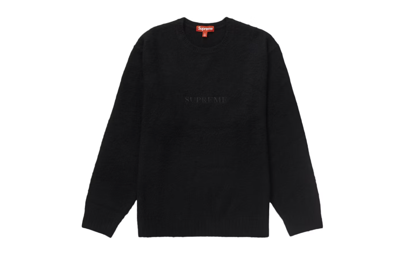 Supreme Pilled Sweater (FW23) Black