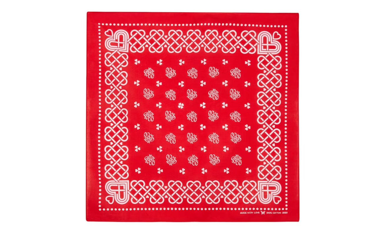 Girls Don't Cry Logo Bandana Red (SS21)