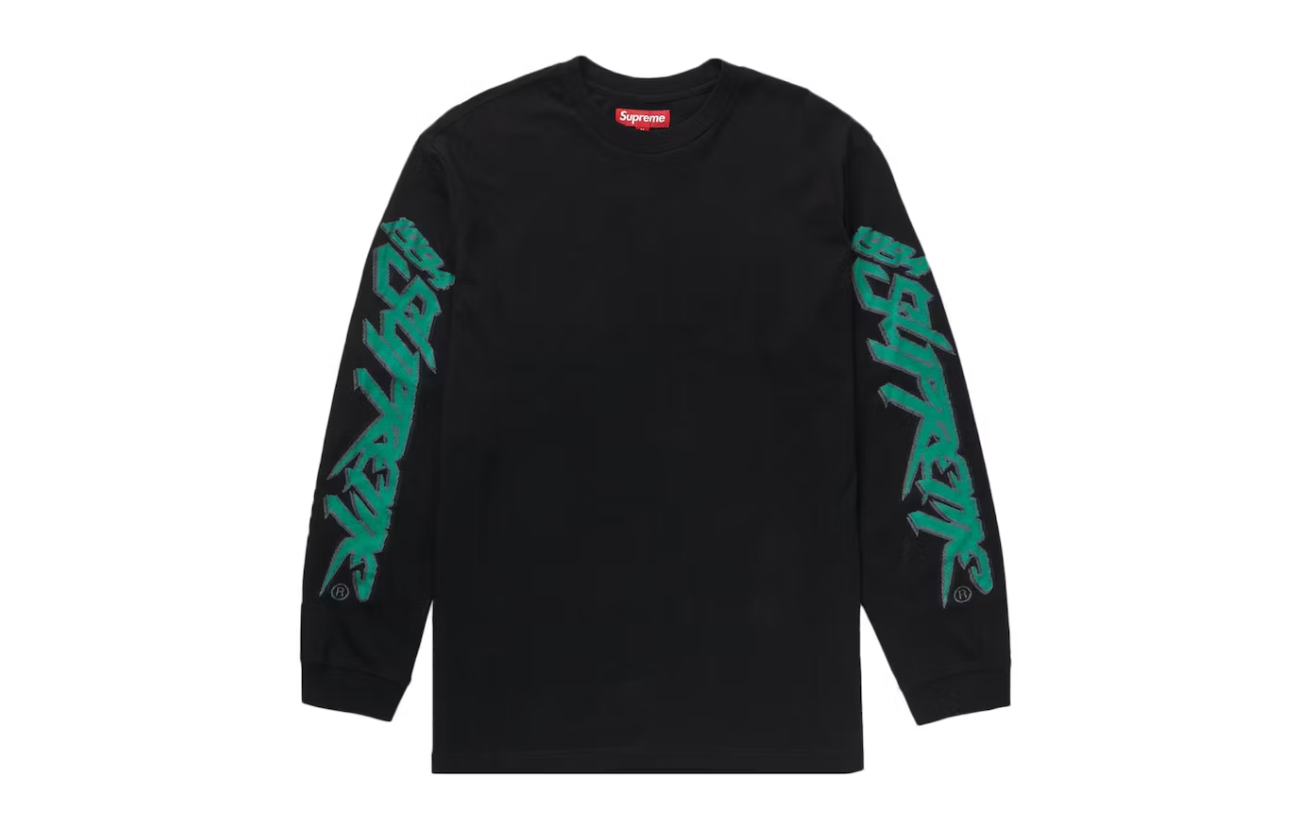 Supreme Racing Intarsia L/S Top Black