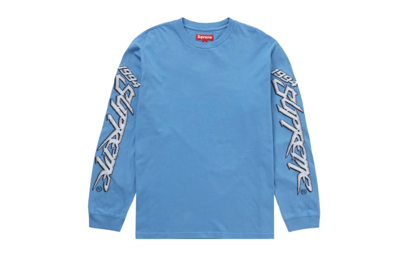 Supreme Racing Intarsia L/S Top Blue