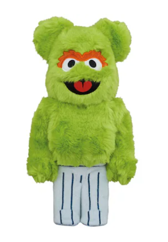 Bearbrick x Sesame Street Oscar the Grouch Costume Ver. 400%