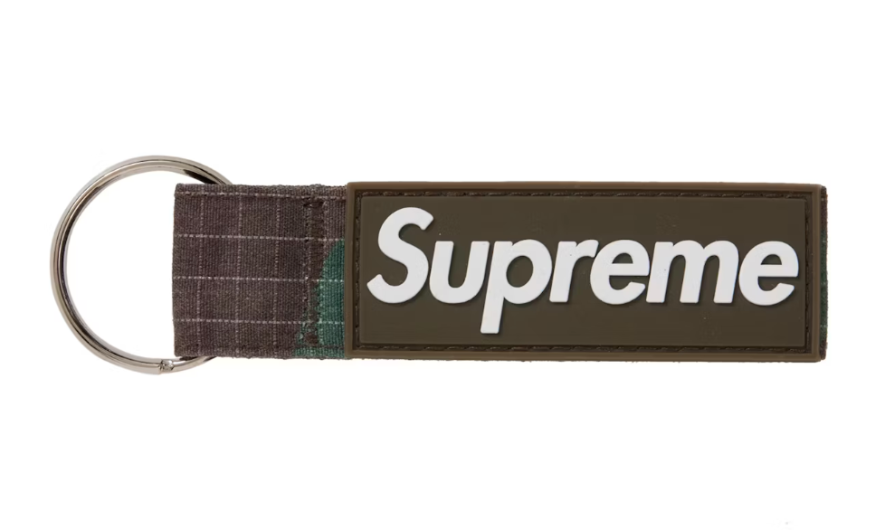 Supreme Ripstop Keychain Woodland Camo