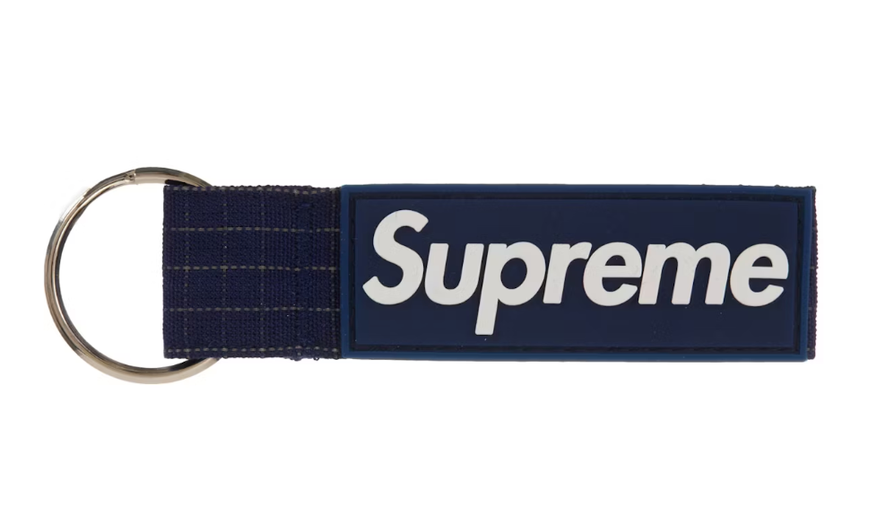 Supreme Ripstop Keychain Navy