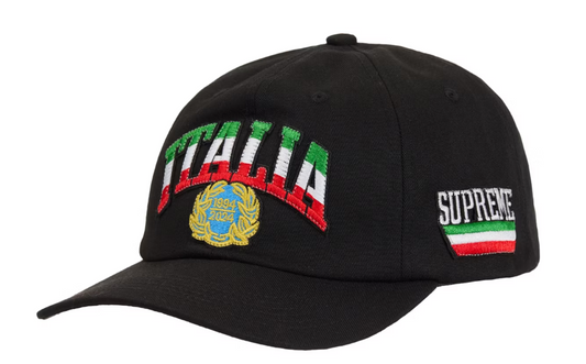 Supreme Italia 6-Panel Black