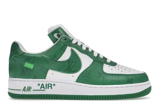 Louis Vuitton Nike Air Force 1 Low By Virgil Abloh White Green