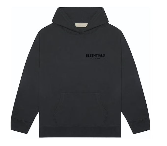 Fear of God Essentials Pullover Chest Logo Hoodie Stretch Limo/Black